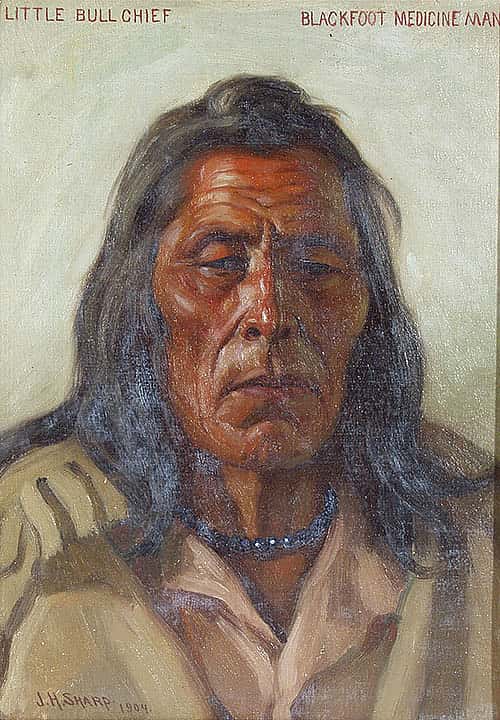 Little Bull Chief -Blackfoot Medicine Man